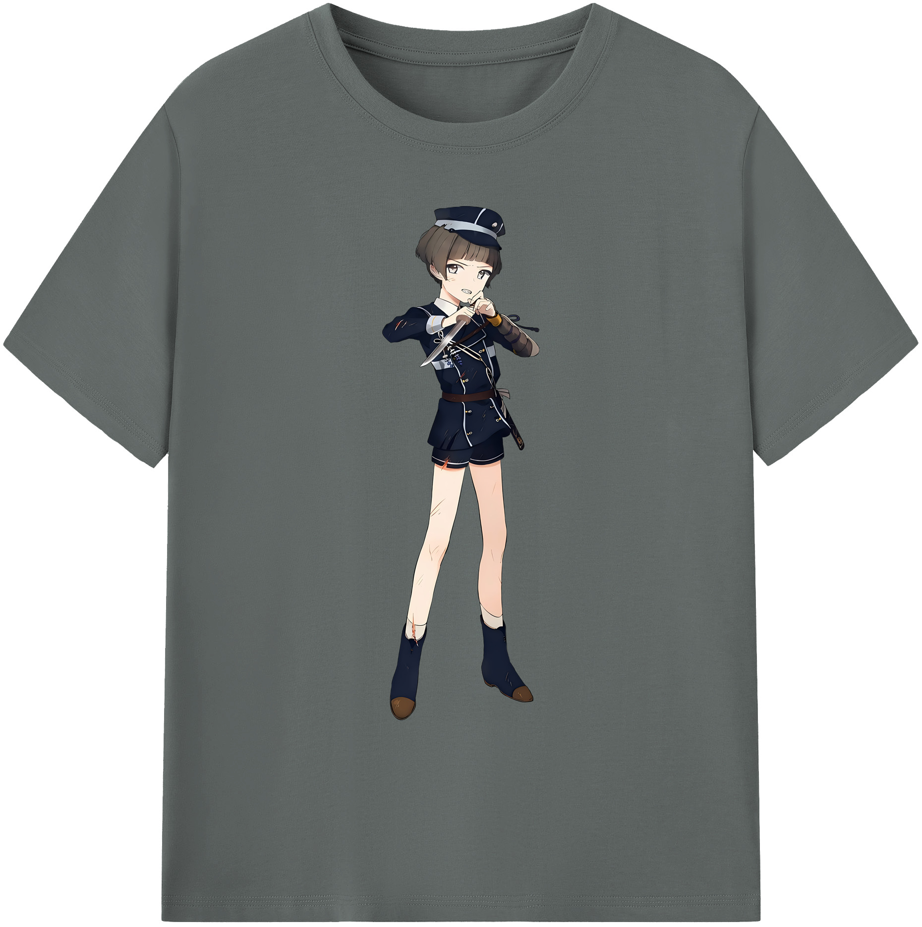 （画像用） 刀剣乱舞 Touken Ranbu 綿100％ メンズ半袖Tシャツ｜肌触りやわらか＆通気性